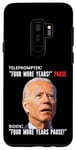 Coque pour Galaxy S9+ Funny Biden Four More Years Teleprompter Trump Parodie