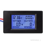 DC Digital LCD Power Meter Monitor Tension KWh Watt Énergie mètre