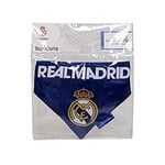 Real Madrid CF Bandana pour Animaux de Compagnie, Chien et Chat, Taille Unique, réglable et nudable, Couleur Bleue, Produit Officiel (CyP Brands)
