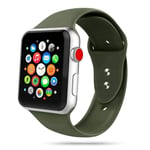 Tech-Protect Wristbands for Apple Watch 42 mm and 44 mm, Iconband Compatible with iWatch Series SE/6/5/4/3/2, Sport Bracelet, Soft Silicone Replacement, Army Green