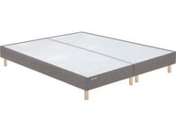 Sommier 2 x 90 x 200 Vitality ferme enduit taupe Duo 1820 (180x200)