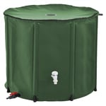 Réservoir souple, récupérateur d'eau de pluie pliable -750 L - Vert - Linxor