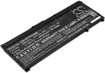 Kompatibelt med HP Pavilion Gaming 15-cx0076TX, 11.55V, 4000 mAh