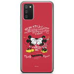 ERT GROUP Coque de téléphone Portable pour Samsung A02S Original et sous Licence Officielle Disney Motif Mickey & Minnie 005 Parfaitement adapté à la Forme du téléphone Portable, Coque en TPU
