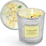 LA BELLEFÉE Scented Candle Jasmine & Mint Candle Vegan Soy Wax Candle for Friends, Families, Birthdays, Weddings, Mother's Day, Christmas and More