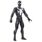 Marvel Spiderman E2344 Figurine Titan Spider Black Suit 30 cm