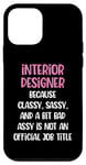 Coque pour iPhone 12 mini Designer d'intérieur drôle, designer d'intérieur féminin