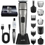 SEJOY Professional Mens Hair Clippers Cutting Beard Trimmer Barbers Grooming Kit