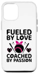 iPhone 15 Pro Fueled By Love Coached By Passion Baseball Player Coach Case