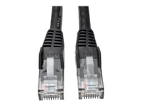 Eaton Tripp Lite Series Cat6 Gigabit Snagless Molded (UTP) Ethernet Cable (RJ45 M/M), PoE, Black, 6 ft. (1.83 m) - Cordon de raccordement - RJ-45 (M) pour RJ-45 (M) - 1.83 m - UTP - CAT 6 - IEEE...