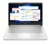 HP 14s-dq2502na 14" Refurbished Laptop - Intel® Pentium¨ Gold, 128 GB SSD, Silver (Very Good Condition), Silver/Grey