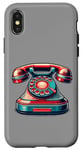 iPhone X/XS Classic 1960s Rotary Phone Numbers Symbols Retro Style Case