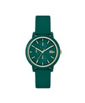 Lacoste Analogue Multifunction Quartz Watch for women LACOSTE.12.12 MULTI Collection with Green Silicone bracelet - 2001329