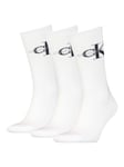 Calvin Klein Jeans Desmond Logo Socks, One Size, Pack of 3, 001 White