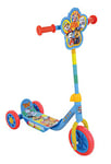 Paw Patrol 3-Wheel Scooter for Kids Deluxe Edition Officially Licensed with Exciting Decals Sturdy Steel Frame Puncture-Proof Tires, Adjustable Handlebar Height - 3+ Years