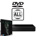 Panasonic Blu-ray Player DP-UB450EB-K MultiRegion for DVD inc Alien Covenant 4K