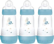 MAM Easy Start Self Sterilising Anti-Colic Baby Bottle 3 Pack 260 ml with Medi