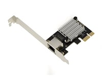 KALEA-INFORMATIQUE Carte contrôleur PCIe 3.1 1x vers 2.5 Gigabit ethernet 10 100 1000 1G 2.5G Connecteur RJ45 Chipset Intel I225-V High Low Profile
