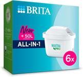 BRITA MAXTRA PRO All In One Water Filter Cartridge 6 Pack - Original 6 