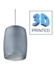 Pendel pt-serie pt520c 3900lm/930 premium white dali bredstrålende curve grå 3d-printet 3m kabel