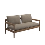 Gloster - Saranac 2-Seater Sofa - Fabric Grade B - Blend Sand - Utomhussoffor - Mark Gabbertas