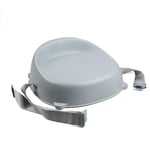 THERMOBABY - Rehausseur de chaise EASY - Rehausseur - Enfant de 3 à 6 ans (ou jusqu'à 30 Kg) - Confortable - Léger et Transportable - facile d'installation - Gris Charme - Fabriqué en France