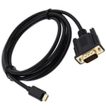 USB C to VGA Cable Extension Lead 1080P for Computer Desktop Monitor 6 Feet