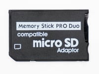 SD Memory card adapter for Sony PSP 1000/2000/3000 Micro SD to MS Pro Duo TEQI