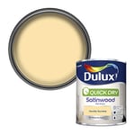 Dulux Quick Dry Satinwood Paint For Wood And Metal - Vanilla Sundae 750Ml