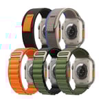 5-pack Band Strap för Watch Ultra Band 49mm 45mm 44mm 42mm, Trail Loop Nylon Sport Band för Series