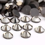 Beadsland Crystal Hotfix Rhinestone,Machine Cut Stone 288pcs/pkg (Black Diamond,SS20/5mm)