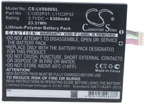 Kompatibelt med Lenovo IdeaTab S2110, 3.7V, 6300 mAh