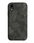 Dark Gothic Camo Print Phone Case Cover Grey Black Green Colours H565 - iPhone 8