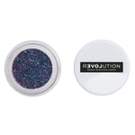 Makeup Revolution Relove Euphoric Glitter Pot Blue Frost 2g