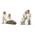 Willow Tree Father and Daughter Figurine & with My Grandmother Figurine