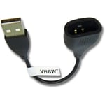 VHBW Câble de charge 10cm Station pour Fitbit One smartwatch données - Vhbw