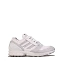 adidas Originals Mens ZX 8000 Minimalist Icons Trainers in White Grey Leather - Size UK 7