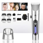 ZHAOW Hair Clippers Home Use Professional Hair Clippers USB Rechargeable LED Display Waterproof Haircut Hairdresser's Hair Clipper Set Adult Child Electric Barber Scissors Hair Clippers (Size : A11)