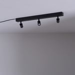Northlight Leon taklampa med 3 spotlights, 45 cm