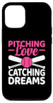 iPhone 12/12 Pro Pitching Love Catching Dreams Baseball Player Coach Case