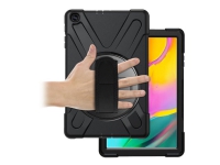 eSTUFF Defender Case - Baksidesskydd för surfplatta - svart - för Samsung Galaxy Tab A (2019) (10.1 tum)