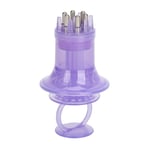 (Lavender Purple)Scalp Applicator Comb Hair Grow Serum Roller Ball Care Solution