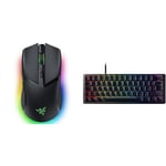 Razer Cobra Pro - Souris Gaming sans Fil Personnalisable Chroma RGB Noir & Huntsman Mini - Clavier Gamer Compact à 60% Clavier AZERTY | Noir