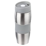 5 Five - Mug isotherme 0,35 l inox et silicone gris