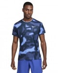 Nike Court Advantage Blue Tee Mens (Storlek kläder: XL)