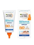 Garnier Ambre Solaire SPF 50+ Sensitive Advanced Serum for Face and Body 125ml, One Colour, Women
