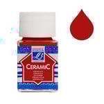 Lefranc Bourgeois keramisk glas & porslinsfärg 398 | vermilion | 50ml