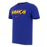 Mens Nike Barcelona Football Dri-fit Cotton T-shirt 924178 455 Small