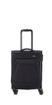 travelite 4-wheel suitcase hand luggage soft shell, IATA boarding luggage size; series CHIOS, trolley with edge protection + clip-on function, 55 cm, 34 litres