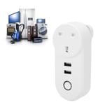 WiFi Smart Plug Power Socket Wireless Timer Remote Control LSPA2 UK Plug 100‑24✈